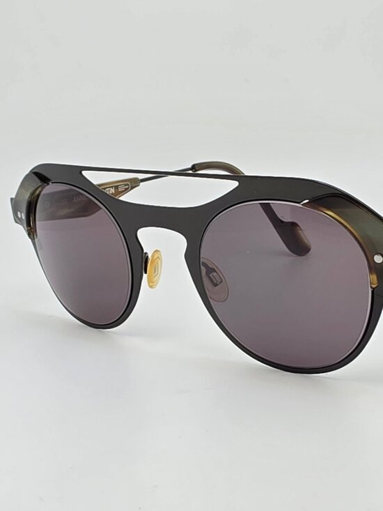 Anne & Valentin Stroke U229 Olive Frame Green Lens Aviator Sunglasses w/ Case main image 12
